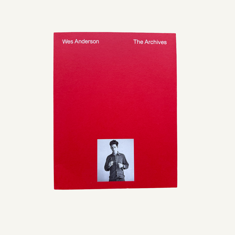 Cover of Wes Anderson: The Archives, published by the Design Museum