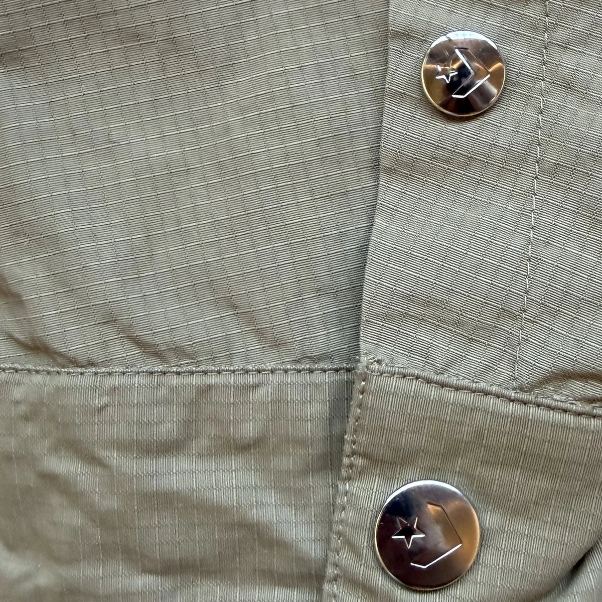 Converse x A-COLD-WALL* Coach Jacket, Khaki, image 4: ripstop sleeve and snap cuff