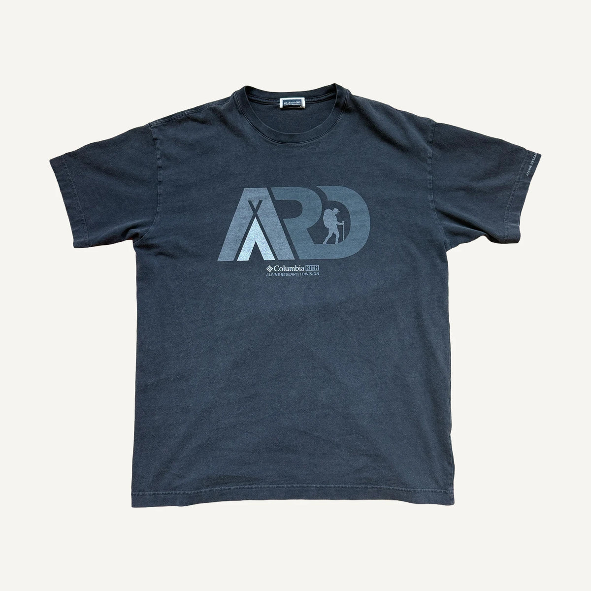 KITH × Columbia Alpine Research Division Tee, Washed Black