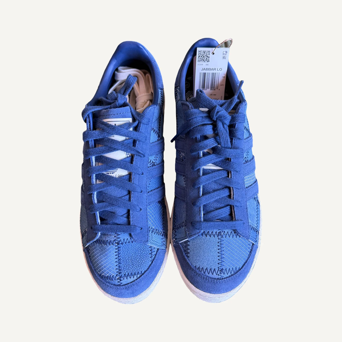 adidas Jabbar Lo Patchwork, Indigo Cream White, image 5