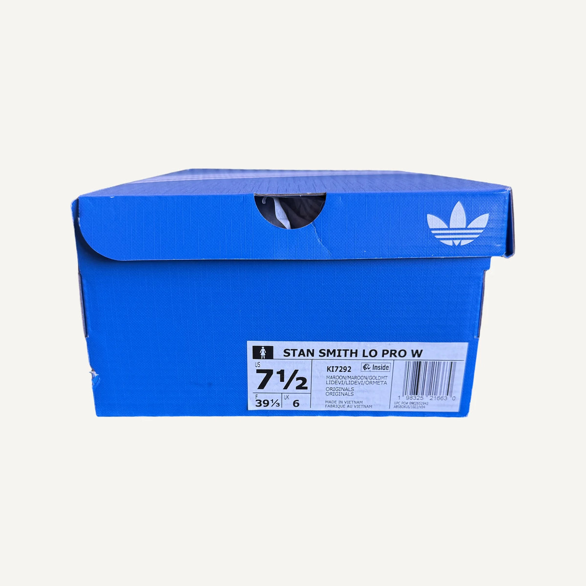 adidas Stan Smith Lo Pro W, Maroon Gold Metallic, image 5
