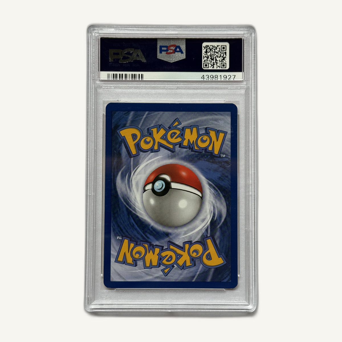 1999 Pokémon Fossil 1st Edition Aerodactyl 1/62 Holo PSA 9, back of slab