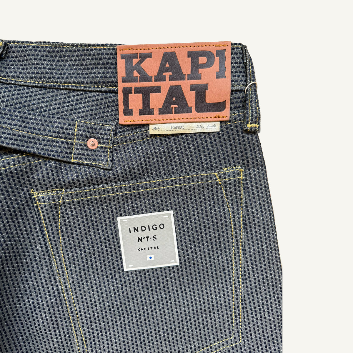 Kapital Century Denim No.7-S “Sumi” Monkey Cisco Jeans
